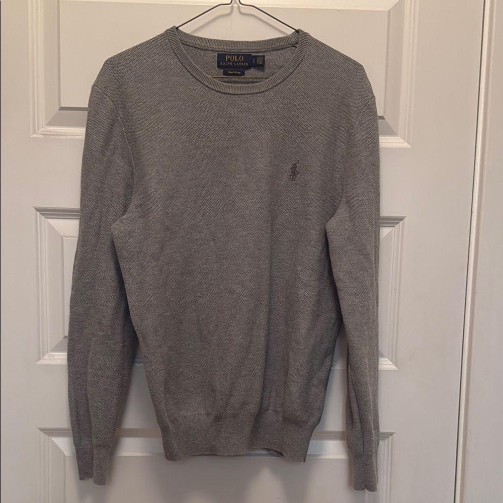 Polo by Ralph Lauren Men's Grey Sweater